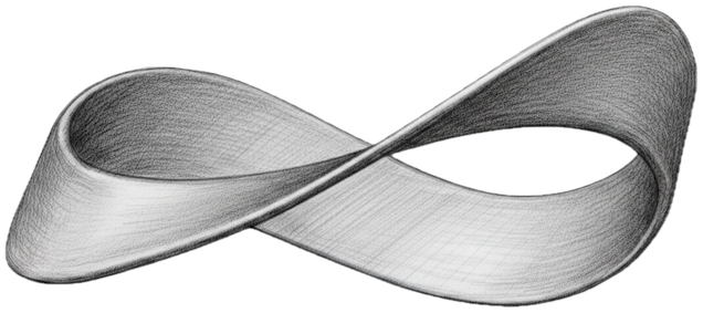 Möbius strip sketch